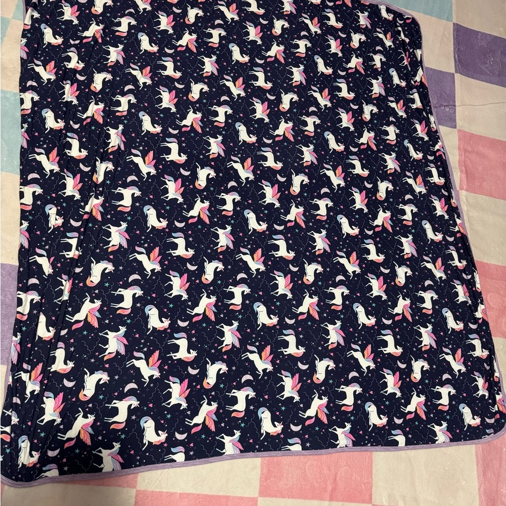 Little Sleepies Unicorn Print Blanket